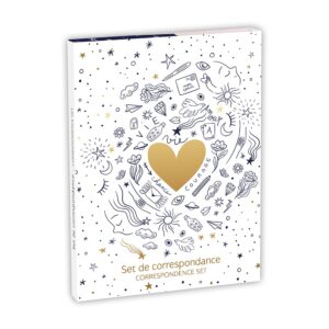 Clairefontaine Adolie - Kort og konvolutter 8stk