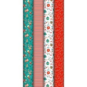 Clairefontaine Gavepapir Jul - 80g 2m - Elfs