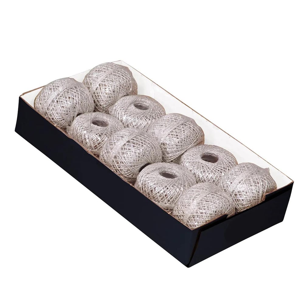 Snor 1mm - 20meter 10 ruller - Sølv