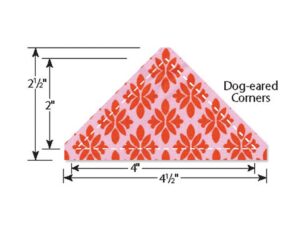 Sizzix Bigz L Die - Quarter-Square Triangles 2"H x 4"W