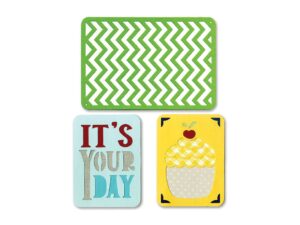 Sizzix Thinlits Die Set - Birthday #2 - 3stk