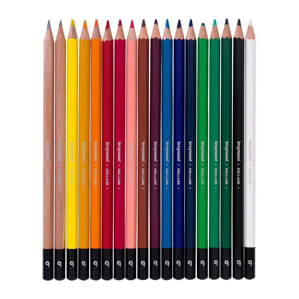 Bruynzeel Fargeblyant - Sett med 18 farger - Bilde 2