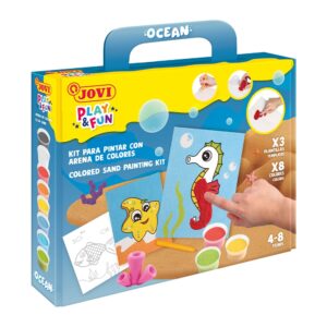 Jovi Play & Fun Sandmaling Sett 8 farger - Ocean