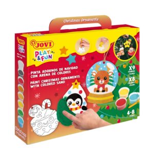 Jovi Play & Fun Sandmaling Sett 8 farger - Jul