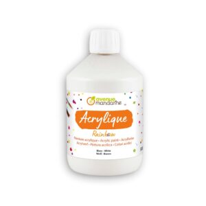 My Mandarine Rainbow Akrylmaling 500ml - Hvit