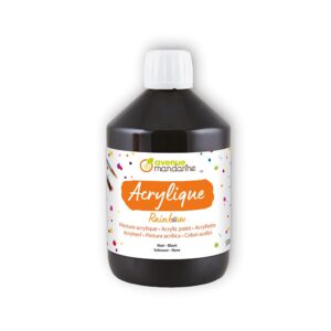 My Mandarine Rainbow Akrylmaling 500ml - Sort