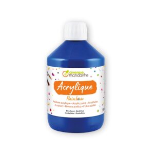 My Mandarine Rainbow Akrylmaling 500ml - Mørk Blå