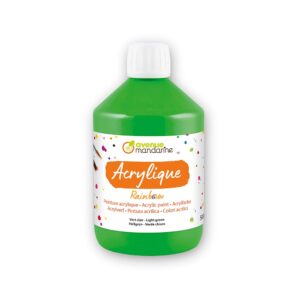 My Mandarine Rainbow Akrylmaling 500ml - Lys Grønn