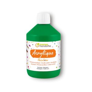 My Mandarine Rainbow Akrylmaling 500ml - Mørk Grønn