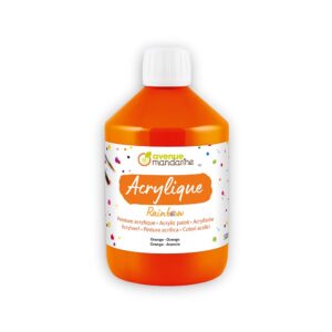 My Mandarine Rainbow Akrylmaling 500ml - Oransje