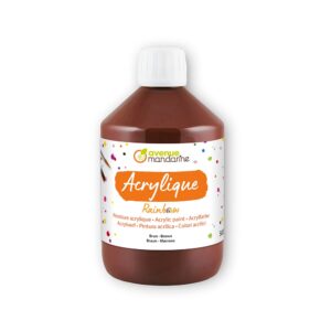 My Mandarine Rainbow Akrylmaling 500ml - Brun