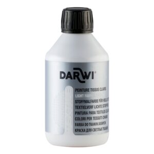 Darwi Tekstilmaling 250ml - Hvit
