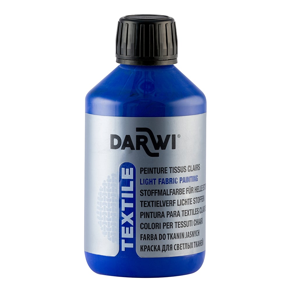 Darwi Tekstilmaling 250ml - Ultramarine