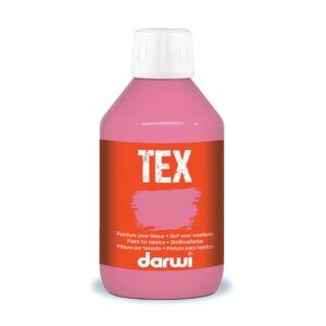 Darwi Tekstilmaling 250ml - Rosa