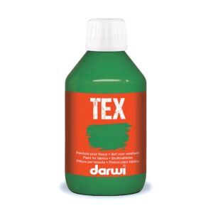 Darwi Tekstilmaling 250ml - Mørk Grønn