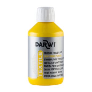 Darwi Tekstilmaling 250ml - Gullgul