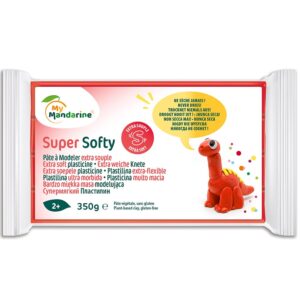 My Mandarine Super Softy Plastelina - 350g - Rød
