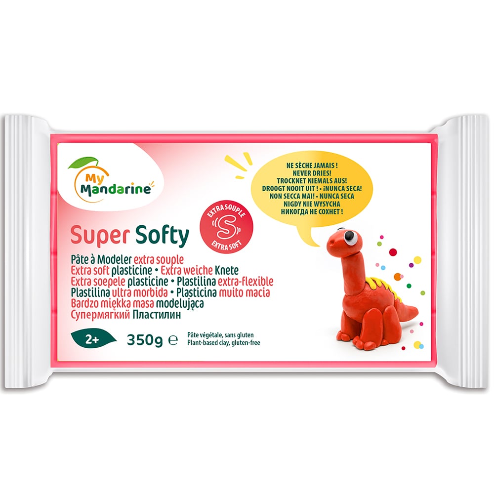 My Mandarine Super Softy Plastelina - 350g - Rosa