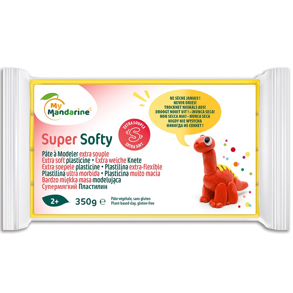 My Mandarine Super Softy Plastelina - 350g - Gul