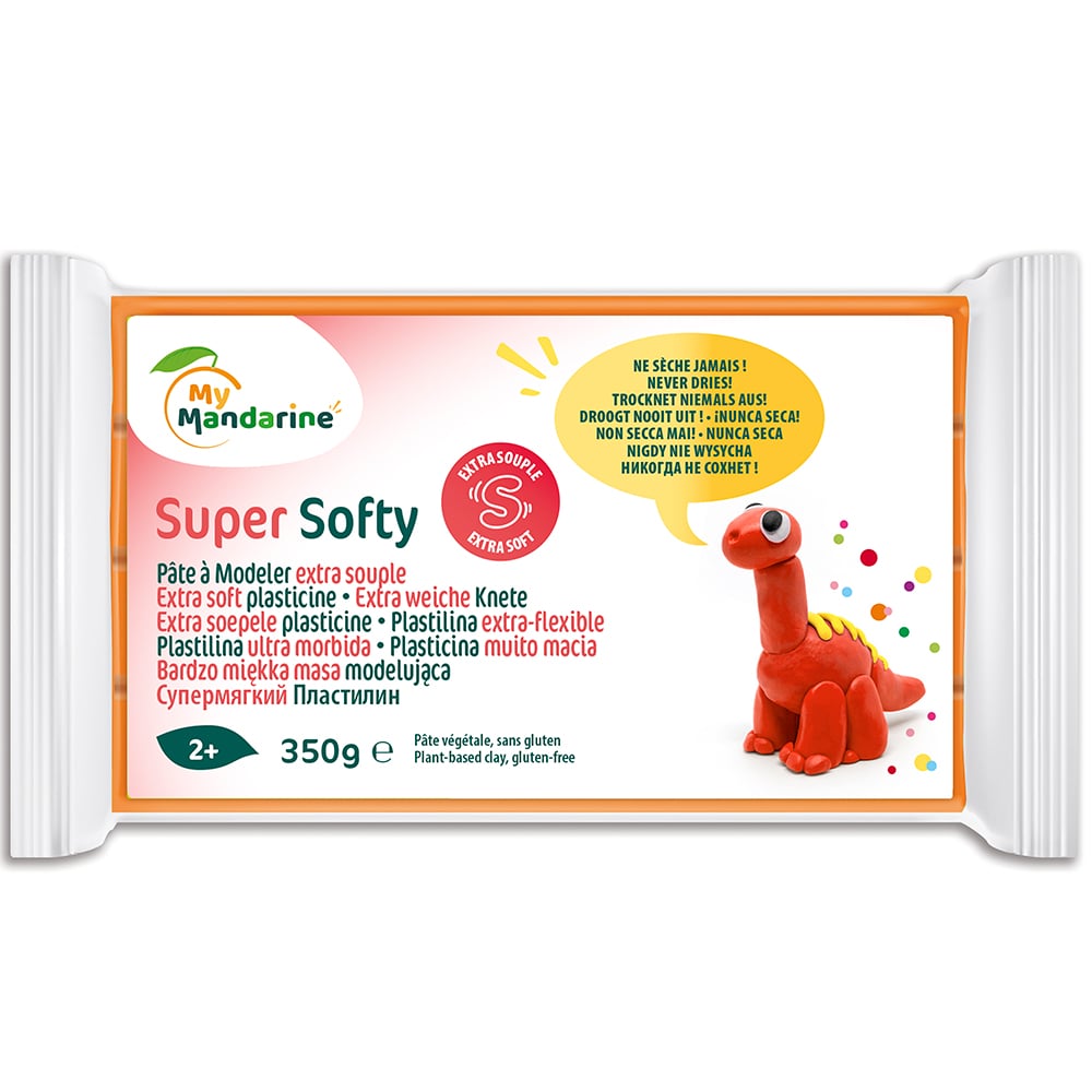 My Mandarine Super Softy Plastelina - 350g - Oransje