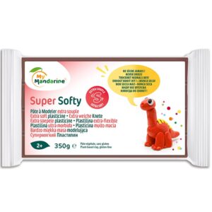 My Mandarine Super Softy Plastelina - 350g - Brun