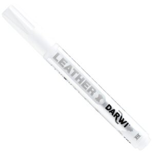 Darwi Leather Lærtusj - 2mm - 010 White