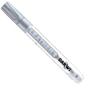 Darwi Leather Lærtusj - 2mm - 080 Silver