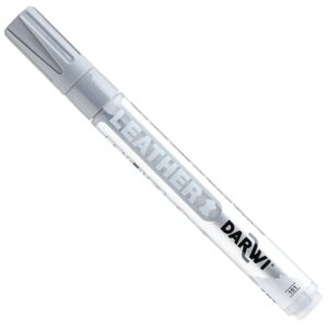 Darwi Leather Lærtusj - 2mm - 151 Mouse Grey