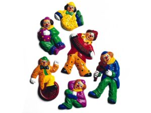 Gipsform Klovn 6stk.