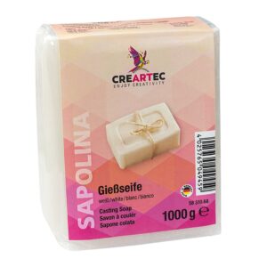 CREARTEC Såpemasse 1kg - Hvit