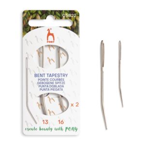 Pony Stoppenål med bøyd spiss str. 13/16 – 2 stk