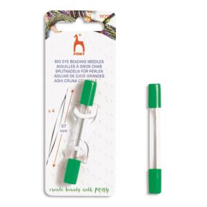 Pony Perlenåler med stort øye 57 mm - 4 stk