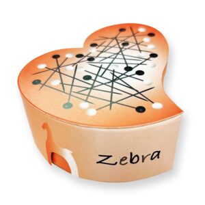 Pony Knappenåler sorte - 20g 30x0,6mm - Zebra