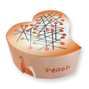 Pony Knappenåler sorte - 20g 30x0,6mm - Peach