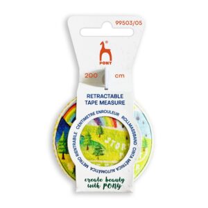 Pony Målebånd med stoffdesign 200cm - Storm and Rainbow