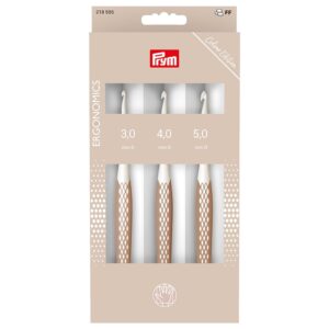 Prym Ergonomics Heklesett - 3mm, 4mm og 5mm