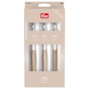 Prym Ergonomics Heklesett - 6mm, 8mm og 10mm