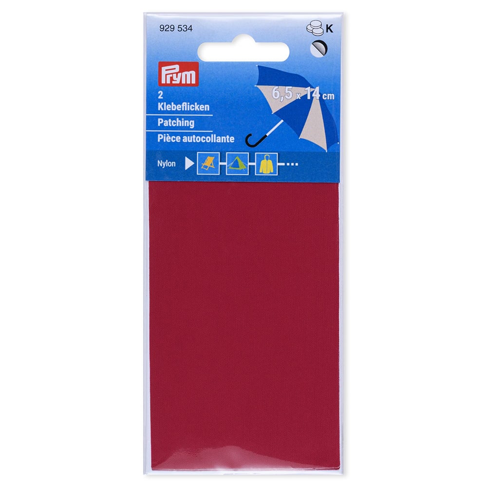 Prym Reparasjonslapp Nylon selvklebende 6,5x14cm - Fuchsia