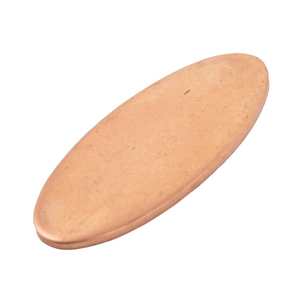 Kobberemne - Oval 13x30mm - Bilde 2