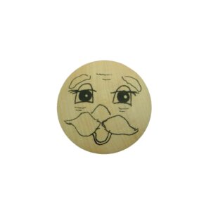 Knappeform Bestefar 25mm - 5stk