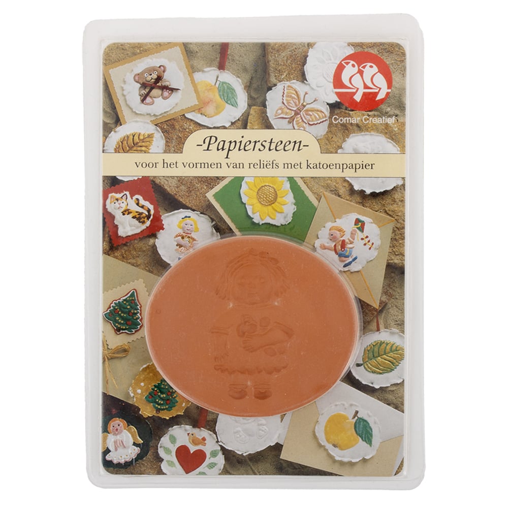 Papirform jente m/bamse