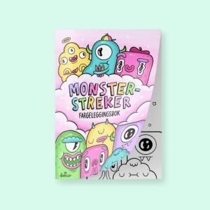 Barnslig Monsterstreker Fargeleggingsbok