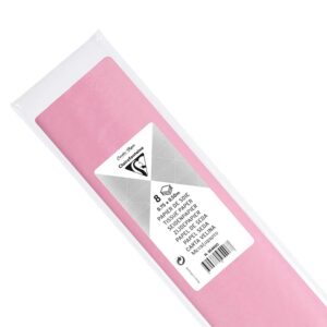 Clairefontaine Silkepapir 50x70cm 8ark - Rosa