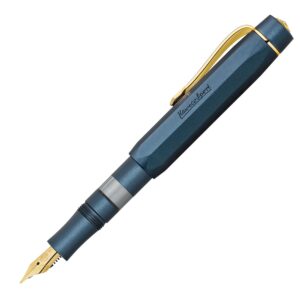 Kaweco Piston Sport Al Fyllepenn - BB 1.3mm Navy/Gold