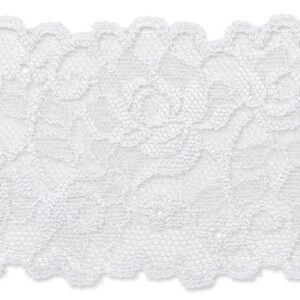 Elastisk blonde 6934 - 15m 62mm  - 12 Hvit