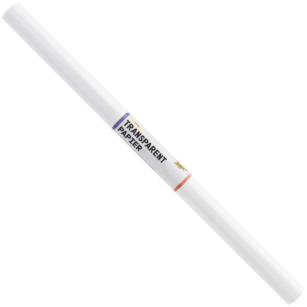 Folia Transparentpapir rull 80g 63cmx10m - Hvit transparent