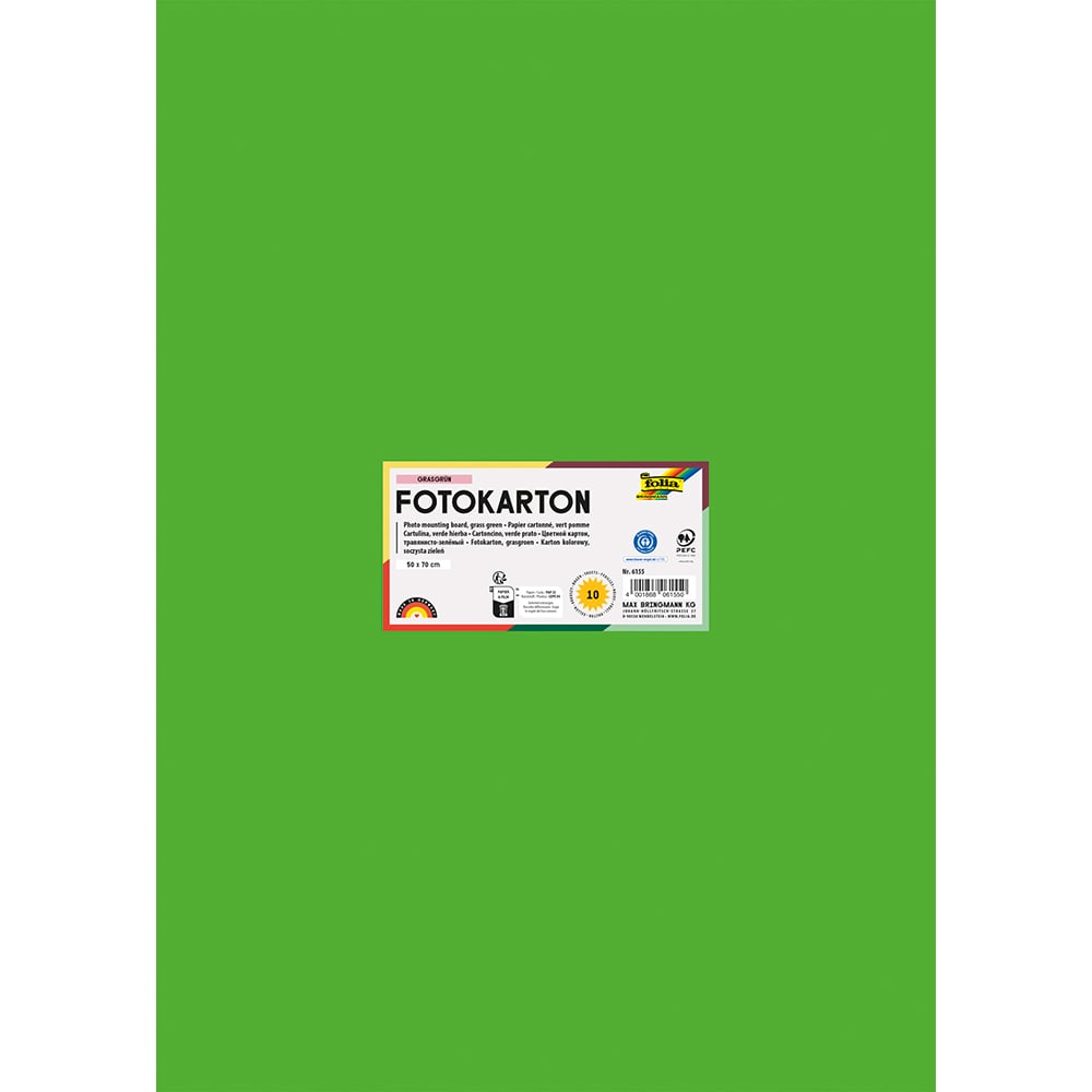 Folia Fotokartong 50x70 - 300g - 55 Gressgrønn