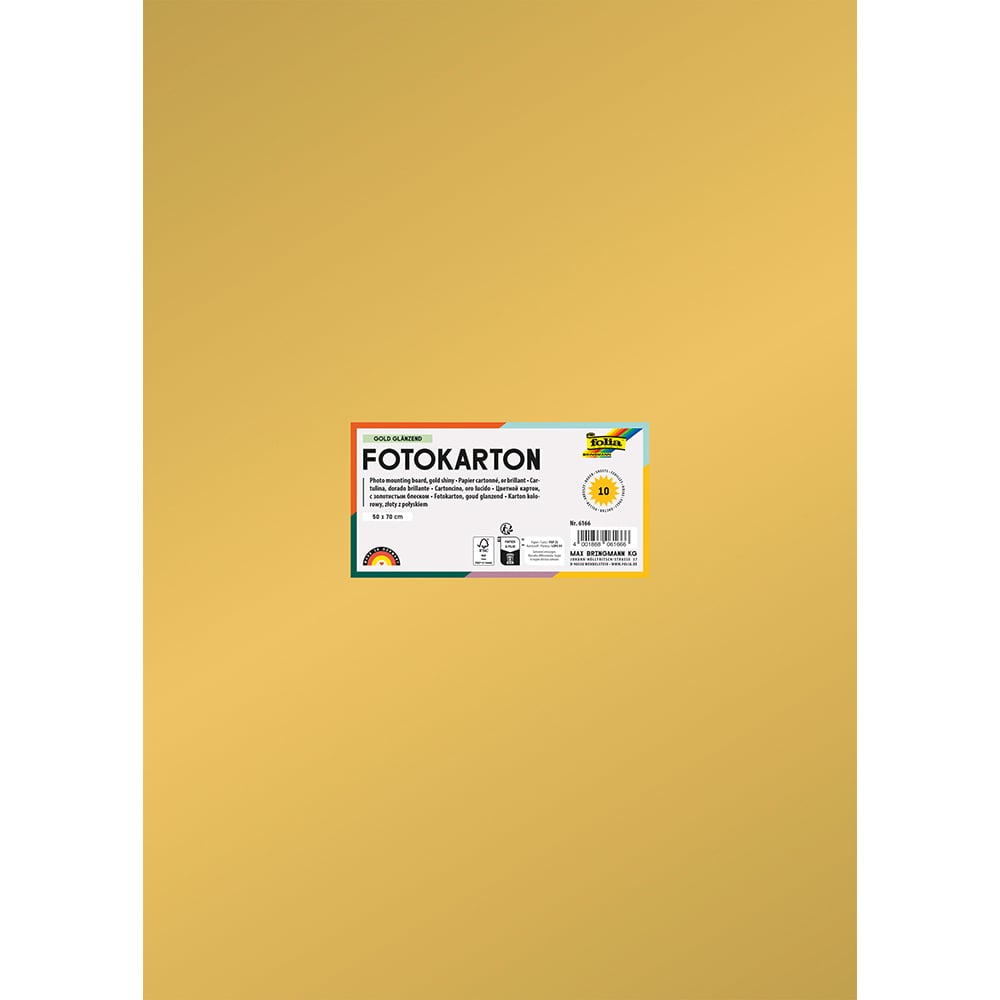 Folia Fotokartong 50x70 - 300g - 66 Gull Blank