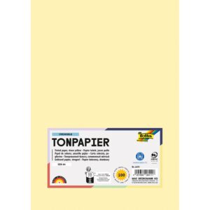 Folia Tegnepapir - A4 - 130g - 11 Strågul - 100ark