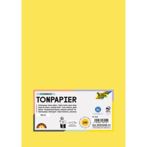 Folia Tegnepapir A4 - 130g 100ark - 12 Sitrongul